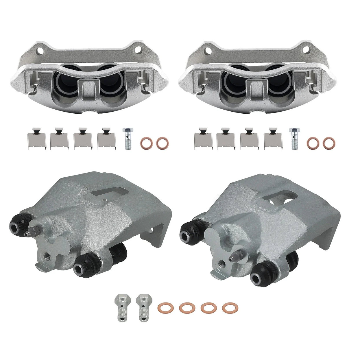 Front Rear Brake Caliper Full Set for Ford F-150 (2010–2011) 18B5236 18B5237