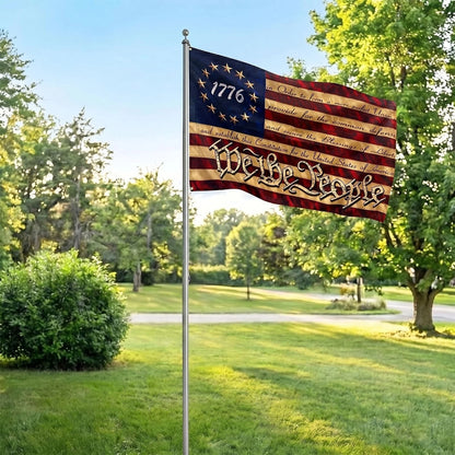 We the People Flag 3x5 Feet, Double-Sided Flag (1776)