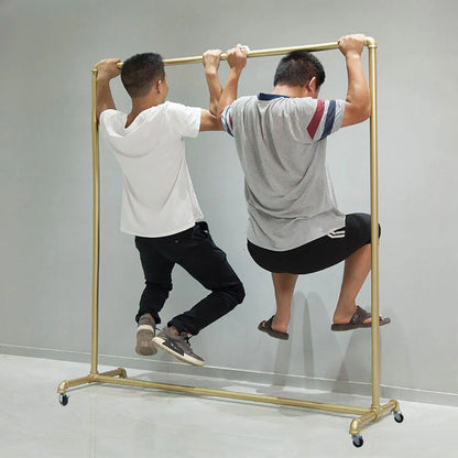 Heavy Duty Metal Rolling Garment Rack for Retail Store