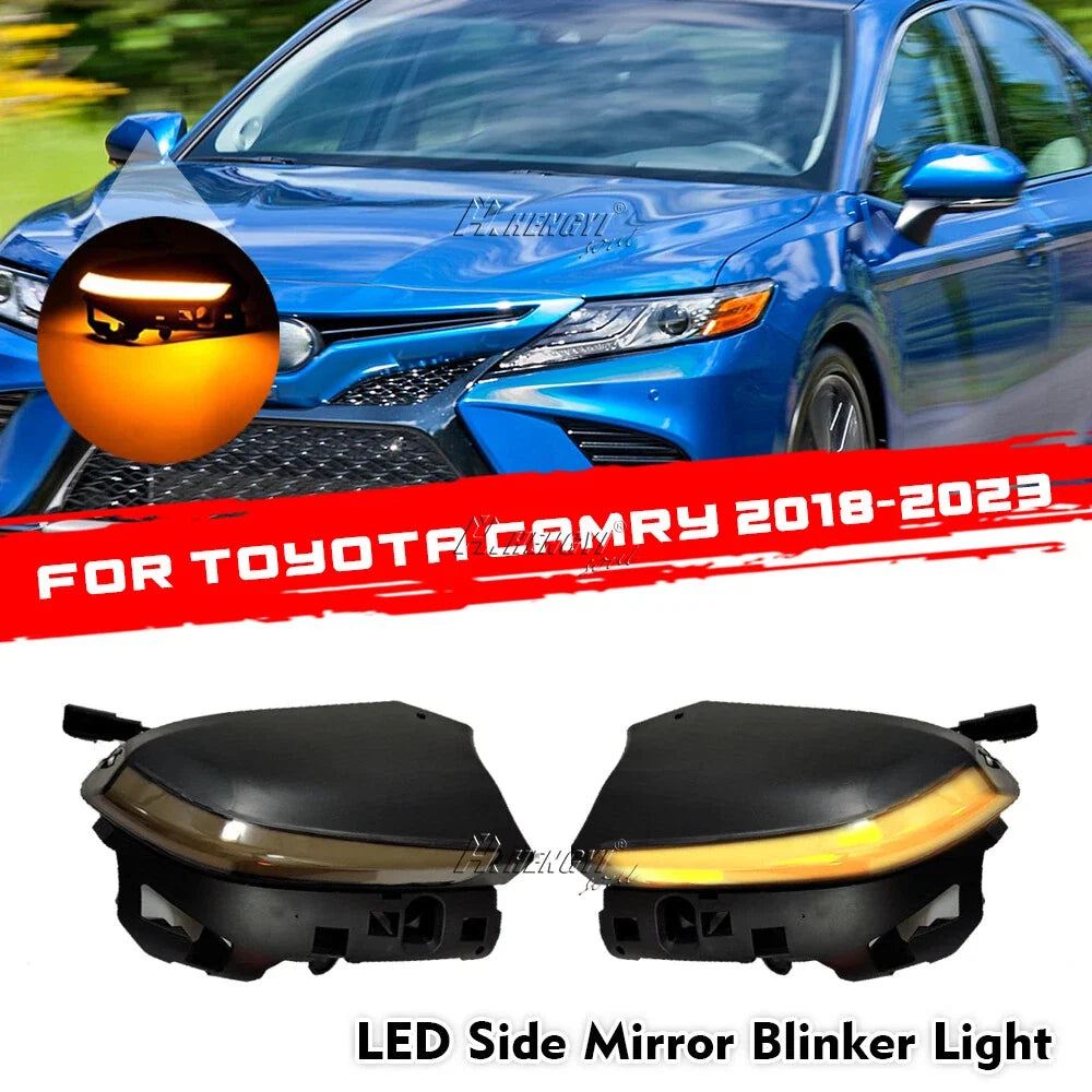 LED Dynamic Turn Signal Side Mirror Lamp for Toyota Camry (2018–2023)