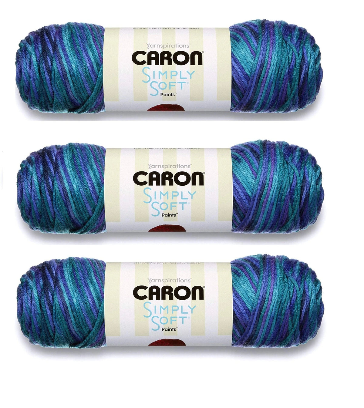 Caron C9700P-6 Simply Soft Paints Yarn for Oceana