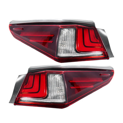 Clear LED Tail Lights Assembly for Lexus ES250 ES350 (2019–2021)