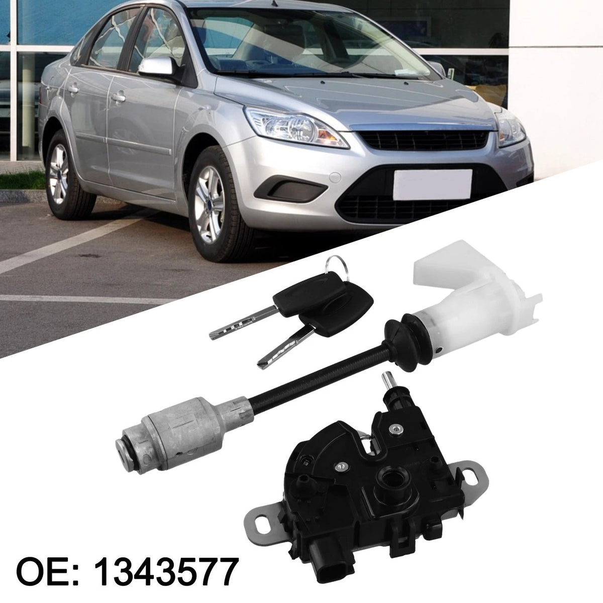 Bonnet Release Lock Kit for Ford Focus (MK2)