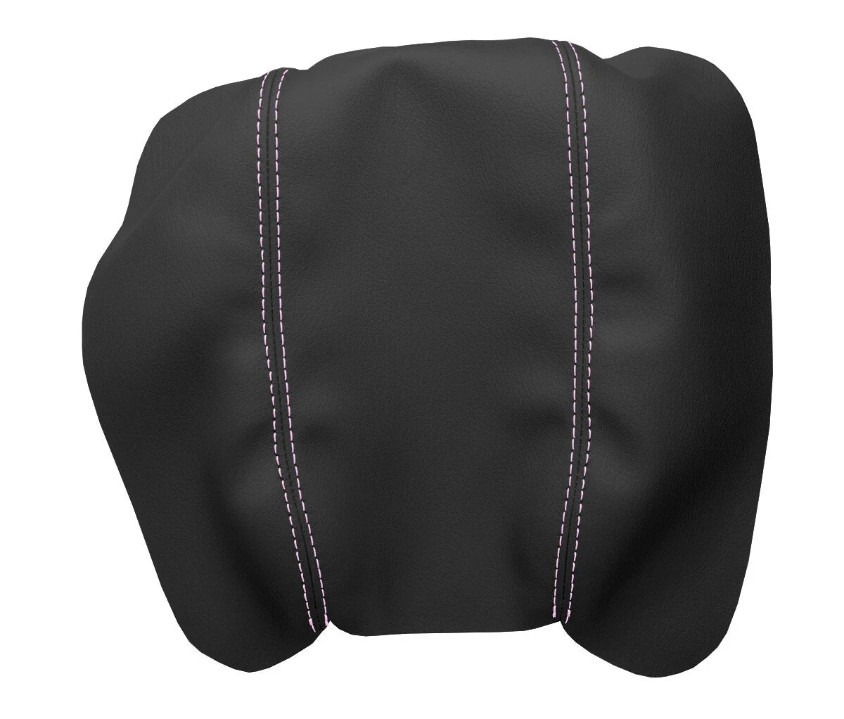 Leather Console Lid Armrest Cover for Chevrolet Malibu (2013–2015) Pink Stitch
