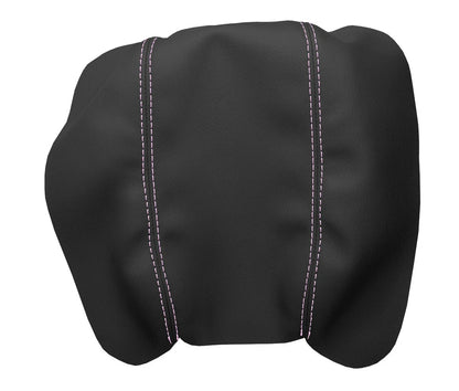 Leather Console Lid Armrest Cover for Chevrolet Malibu (2013–2015) Pink Stitch
