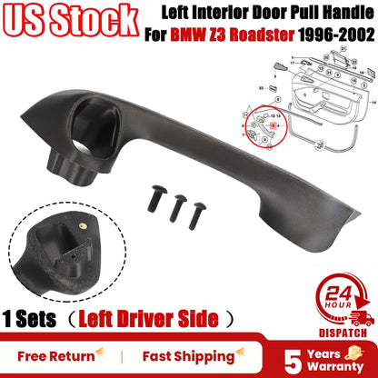 Left Driver Side Interior Door Pull Handle for BMW Z3 (1996–2002) 03 8307 00, 61311369331