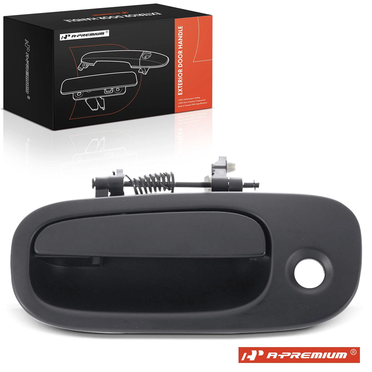 Front Left Exterior Door Handle with Keyhole for Dodge Challenger (2008–2023)
