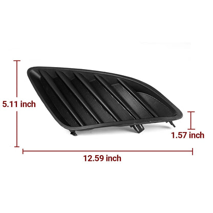 Fog Light Cover for Toyota Camry (2012–2014) LH Black Clip-On