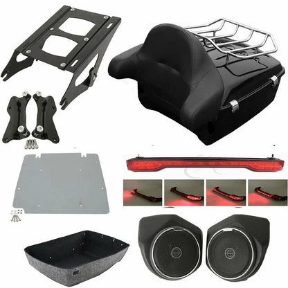 Trunk Speakers Backrest Pad Light for Harley Electra Road Glide (2014–Up)