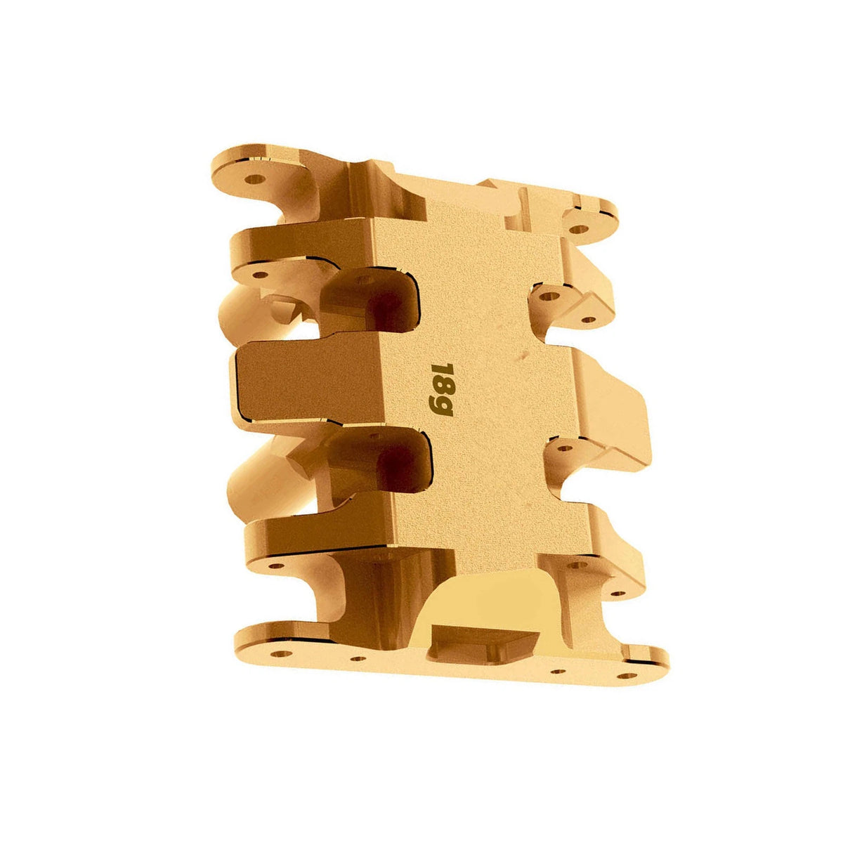 Heavy Duty Brass Center Gear Box Mount Skid Plate for Axial SCX30 (1/30)