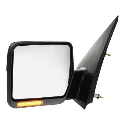 Driver Side Mirror for Ford F-150 (2004–2006) Textured Black Manual Folding Heated