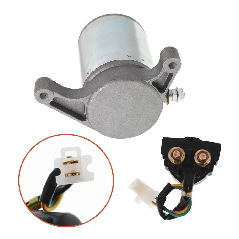 ATV Starter & Relay Solenoid for Yamaha Moto-4 350 YFM350 (1987–1995)