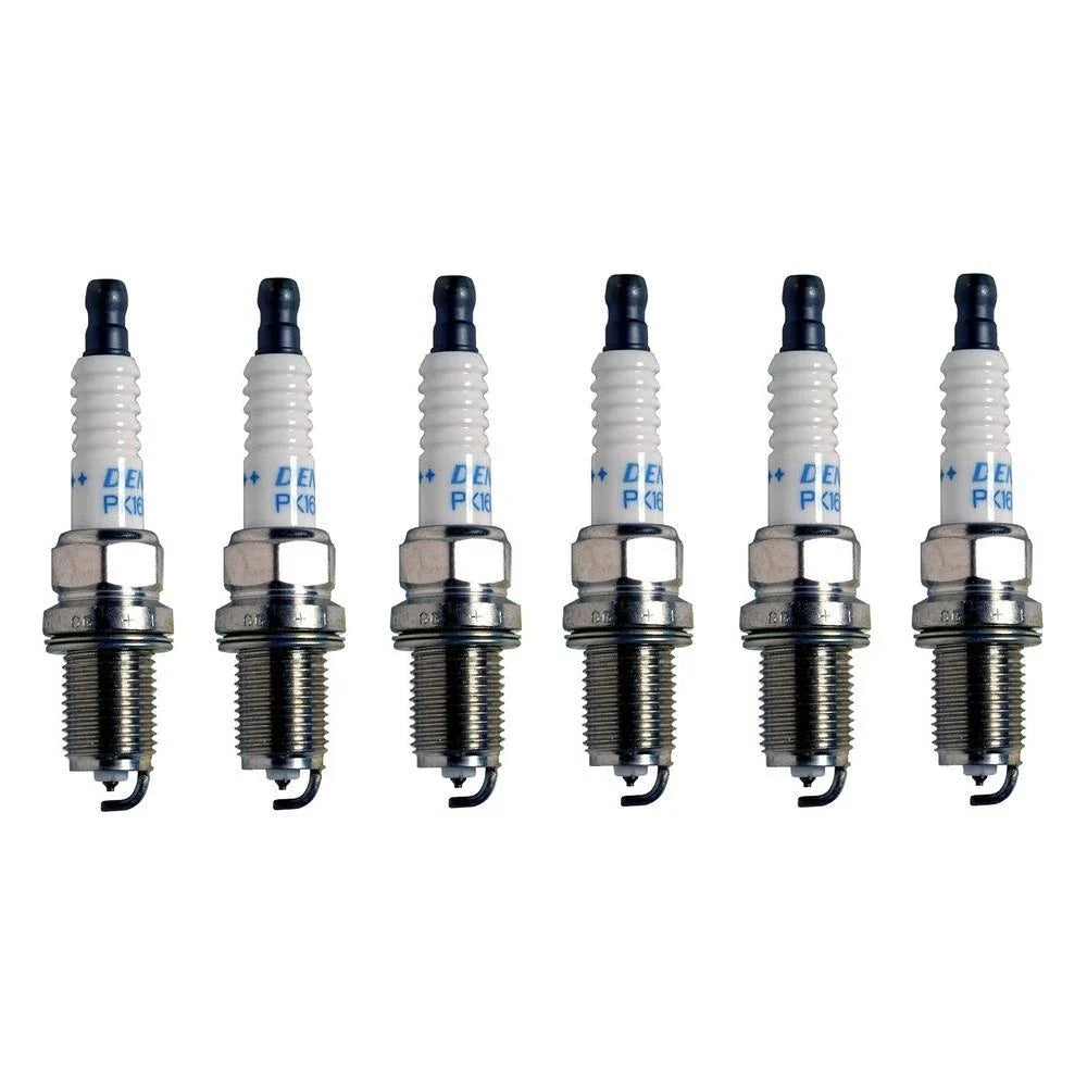 Set of 6 Denso Double Platinum Spark Plugs (Gap 0.044) for