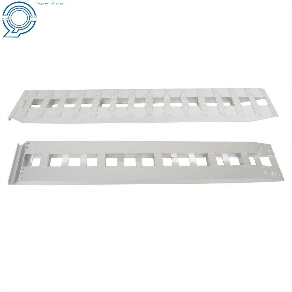 Set of 2 Aluminum Ramps for Car Trailer Truck (6000 lbs Capacity)