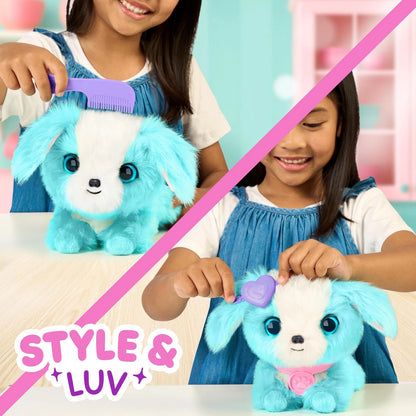 Scruffaluvs Blue Surprise Pet Plush Toy (19 cm)