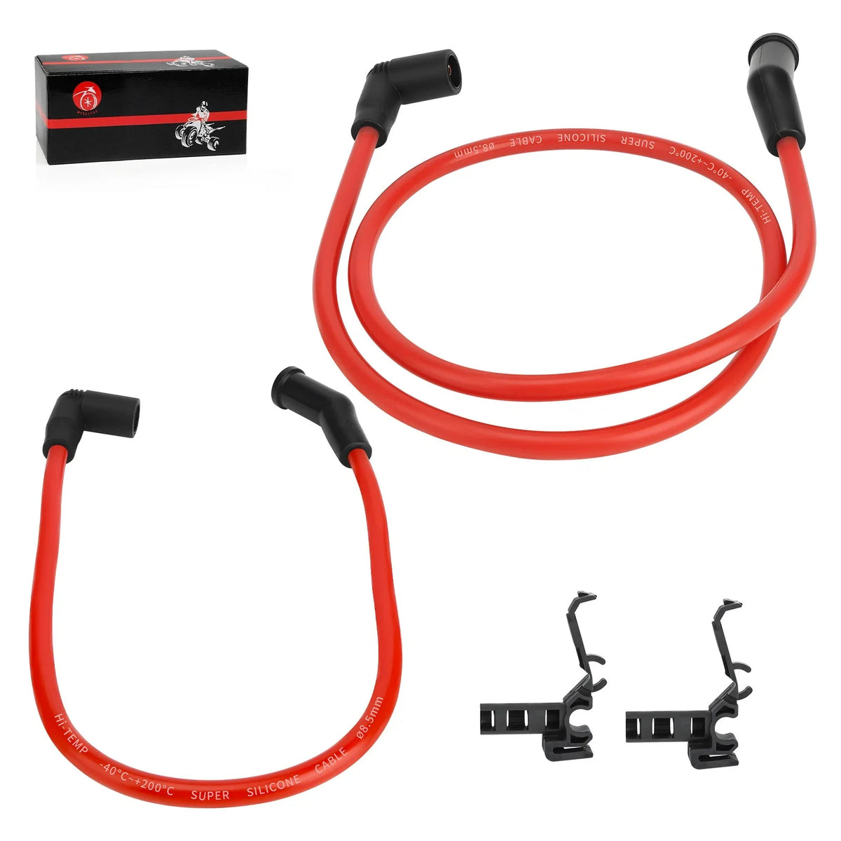 Spark Plug Wire Cap Set of 2 for Road Glide CVO Ultra FLTRUSE (2011–2016)