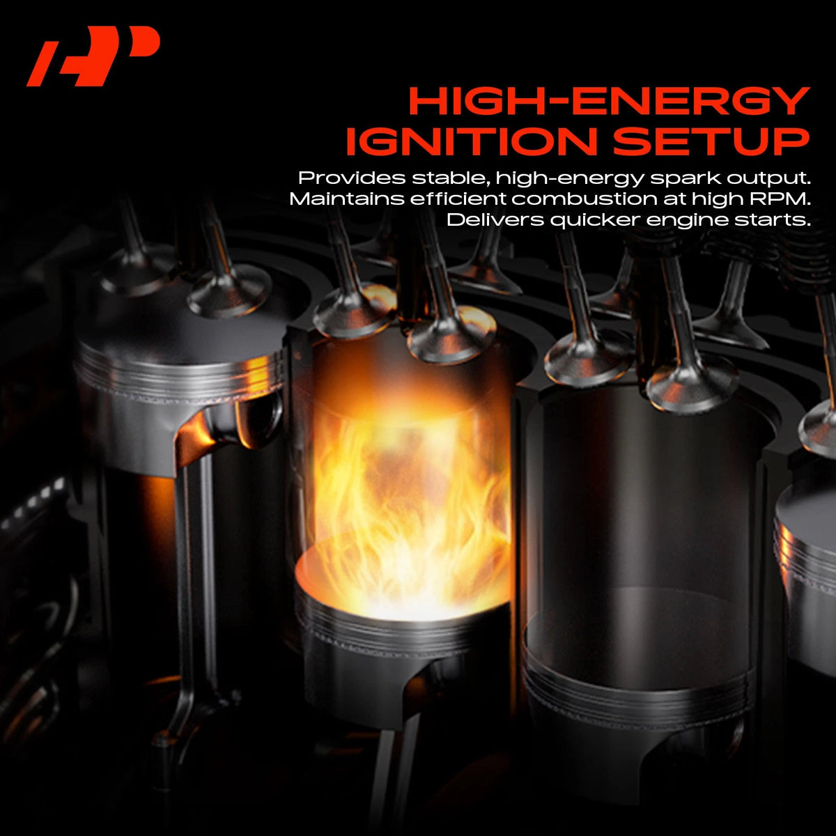 Set of 8 Ignition Coils & Spark Plugs for Chevrolet (12556450, 12558948, 3861267, 38612677, UF-192)