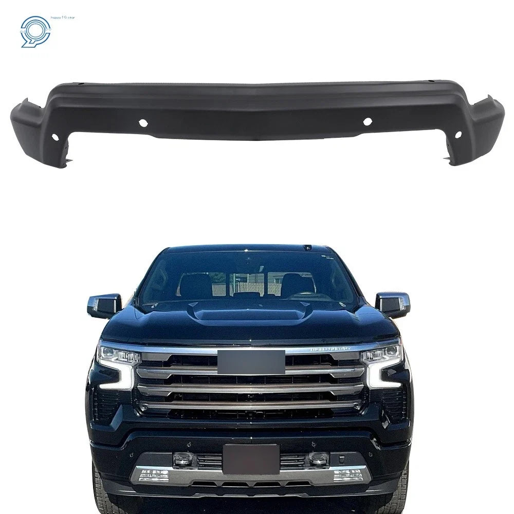 Steel Front Bumper Face Bar for Chevrolet Silverado 1500 (2022–2023) Black