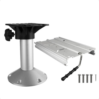 Boat Seat Pedestal and Slide Set for Universal Applications (12")