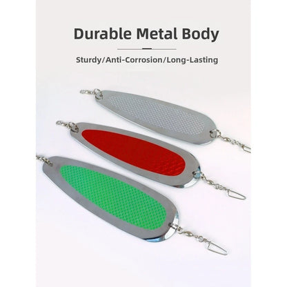 Fishing Lure Metal Spoon Light Reflective for Water Layers
