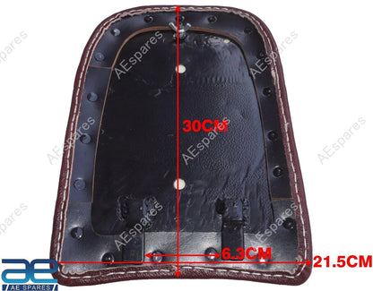 Set of 2 Genuine Leather Front & Rear Seats for Royal Enfield Classic 650