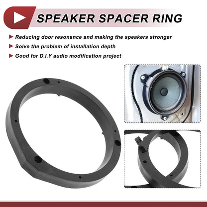 2X Speaker Spacer Ring Adaptor for Honda Accord (2003–2007) 6"x9"