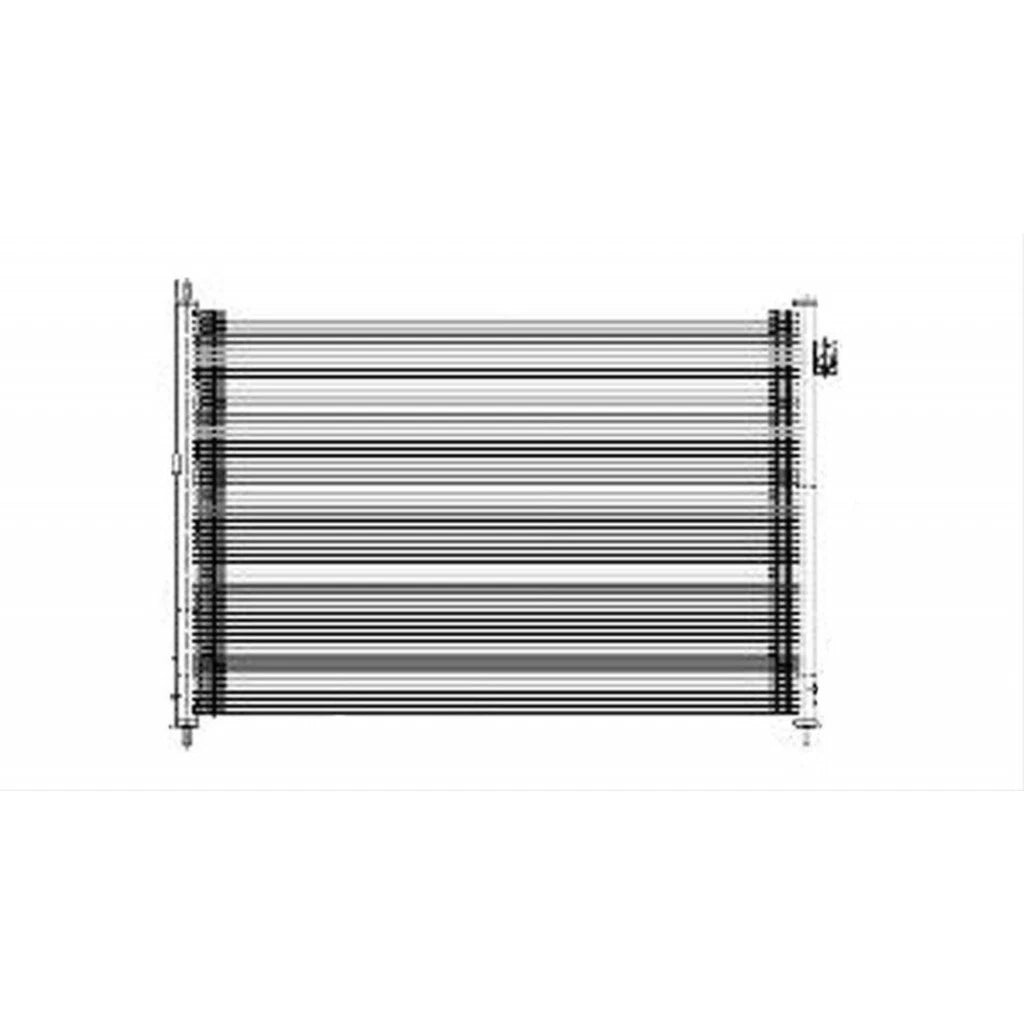 Condenser w/ Receiver Dryer for Nissan Rogue Select (2014–2015) MLX-SHE83680-CL360A51, NI3030164