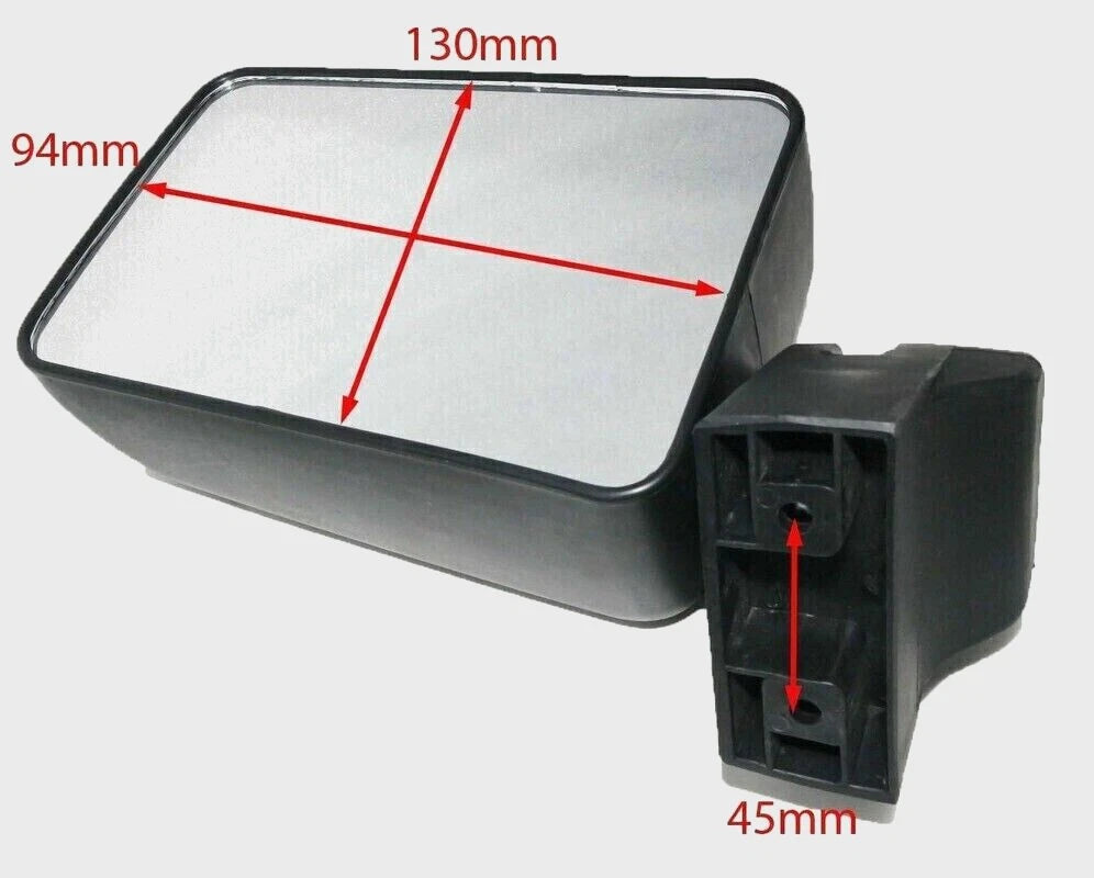 Set of 2 Exterior Side Door Mirrors for Mahindra Roxor