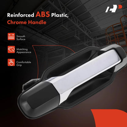 Rear Right Black Chrome Door Handle for Kia Sorento (2003–2006) 83660-3E051, 83660-3E021XX, 80780
