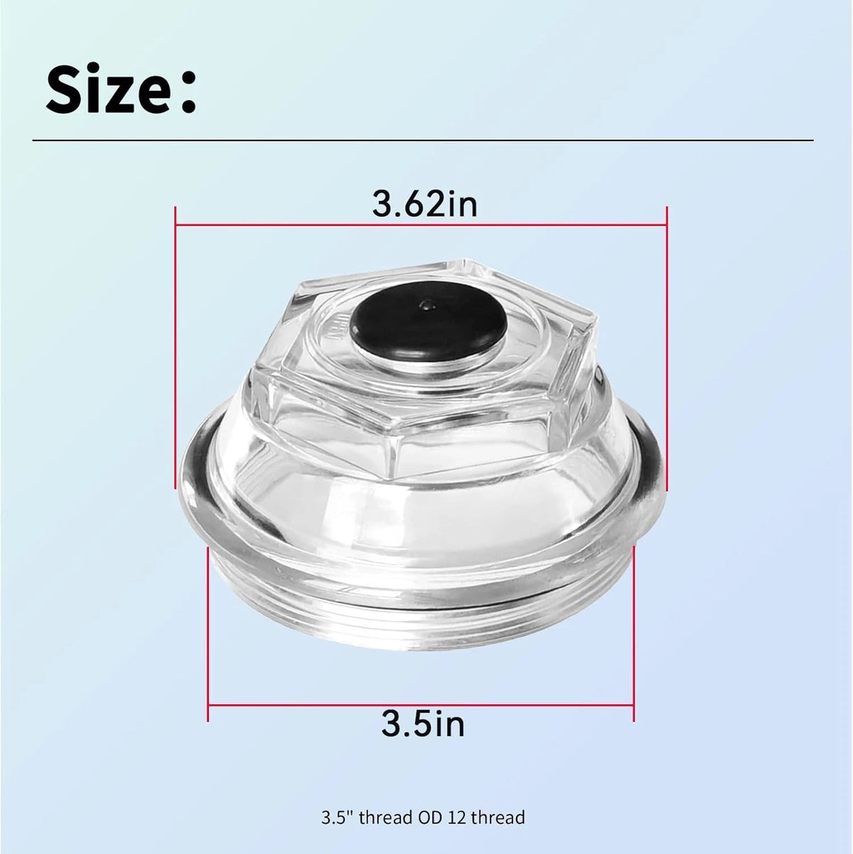 4Pcs Oil Bath Dust Caps K71-704-00 for Dexter 9K 10K (3.5")