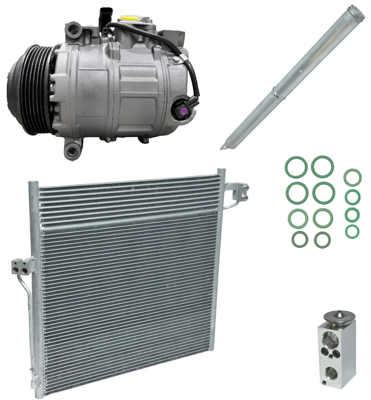 A/C Compressor Kit with Condenser for Mercedes GLE63 AMG S (2018–2020)