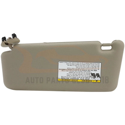 Right Side Sun Visor for Toyota Camry (2008) Tan Beige Color