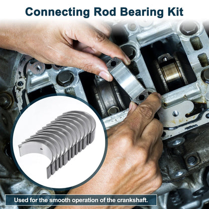 Set of 12 Connecting Rod Bearings for Nissan (12111V0700)