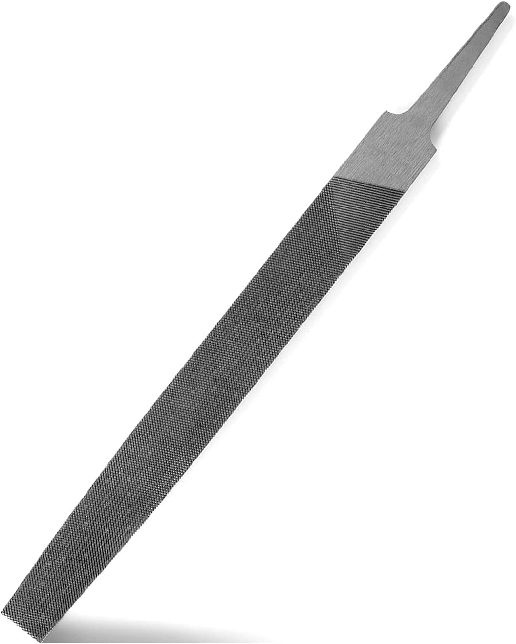 8" Flat Medium Cut File, Double Cut Teeth for Automotive Use
