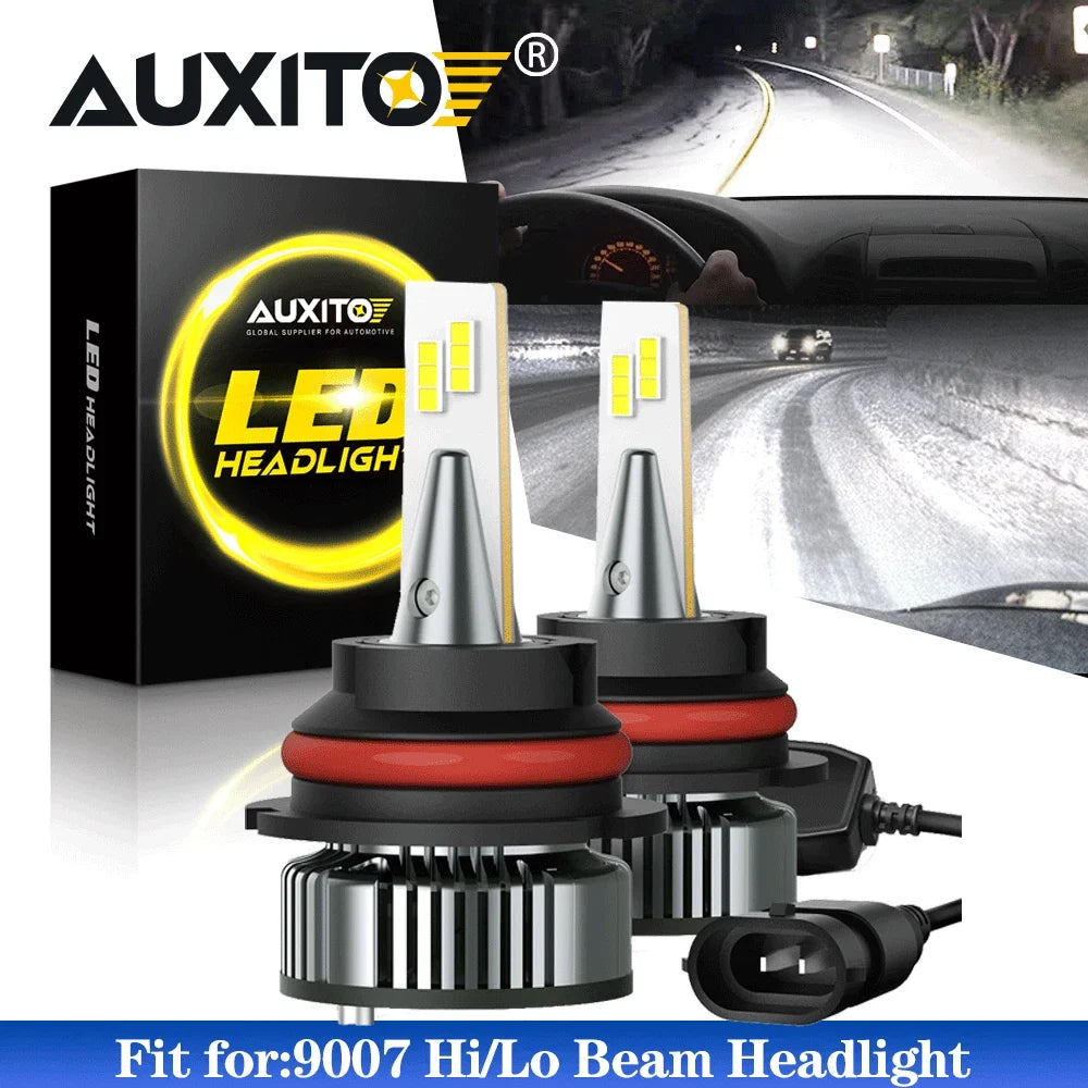 AUXITO HB5 9007 LED Headlight Kit for High/Low Beam (72W 6500K 16000LM)