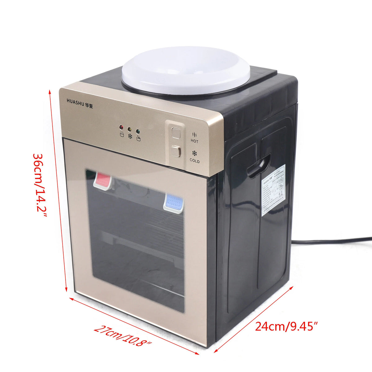 5 Gallon Hot & Cold Water Dispenser for Top Loading Cooler