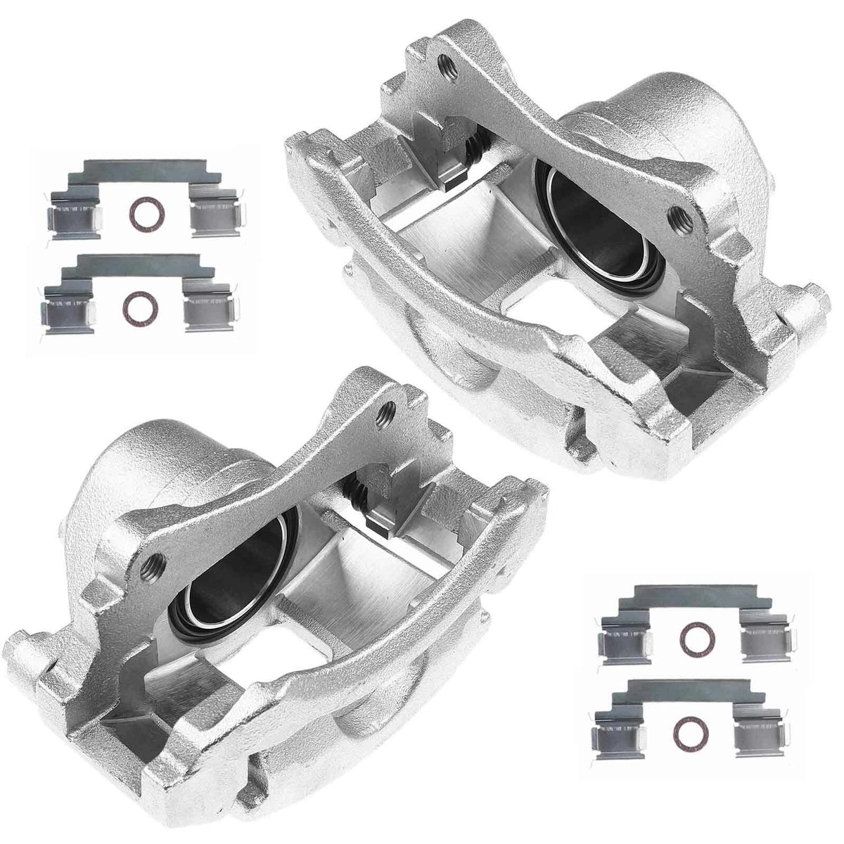 A-Premium Pair Front Disc Brake Caliper with Bracket for Chevrolet Buick LeSabre (18-B4638B, 18-B4639B)