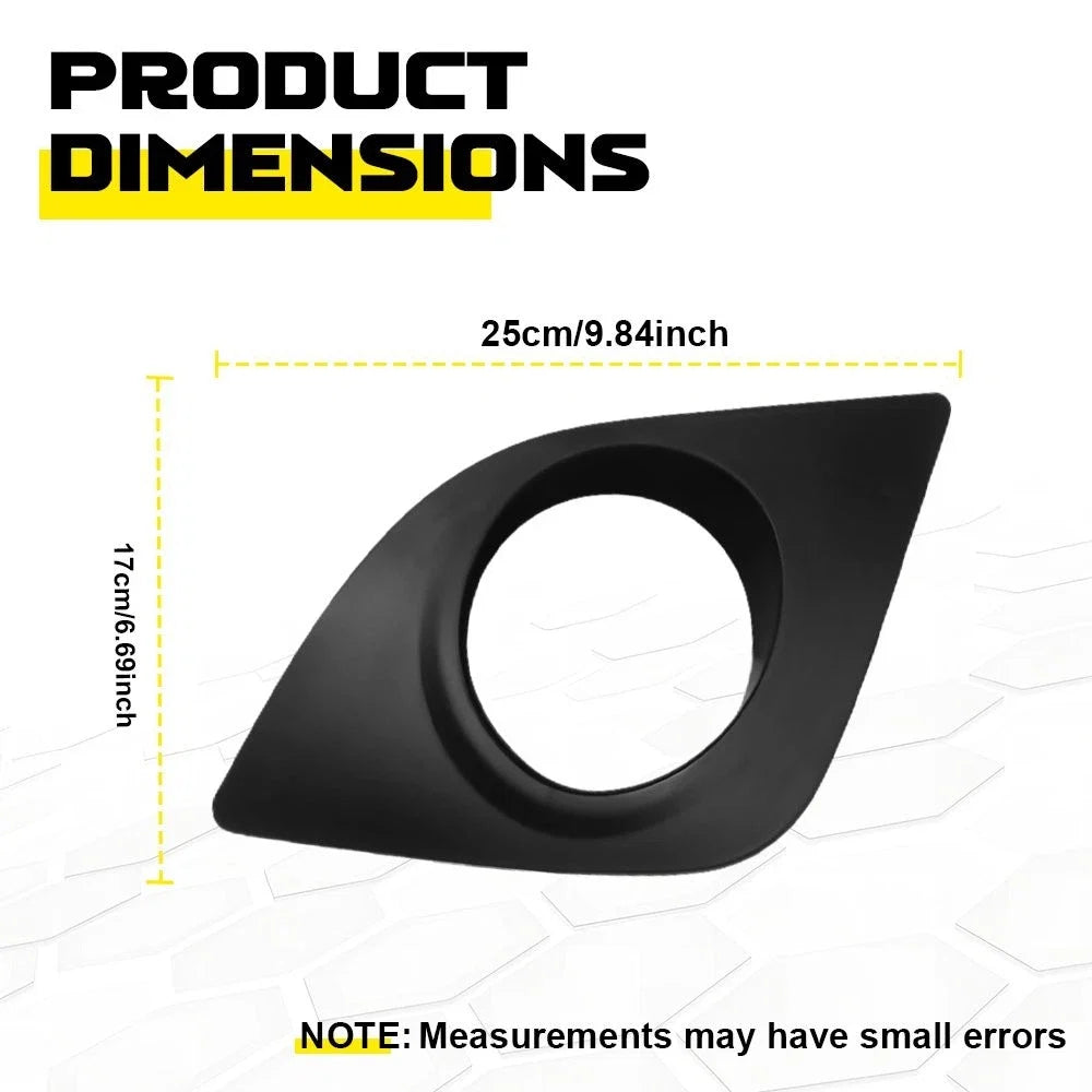 2X Fog Light Bezel Cover for Toyota Corolla (2014–2016)