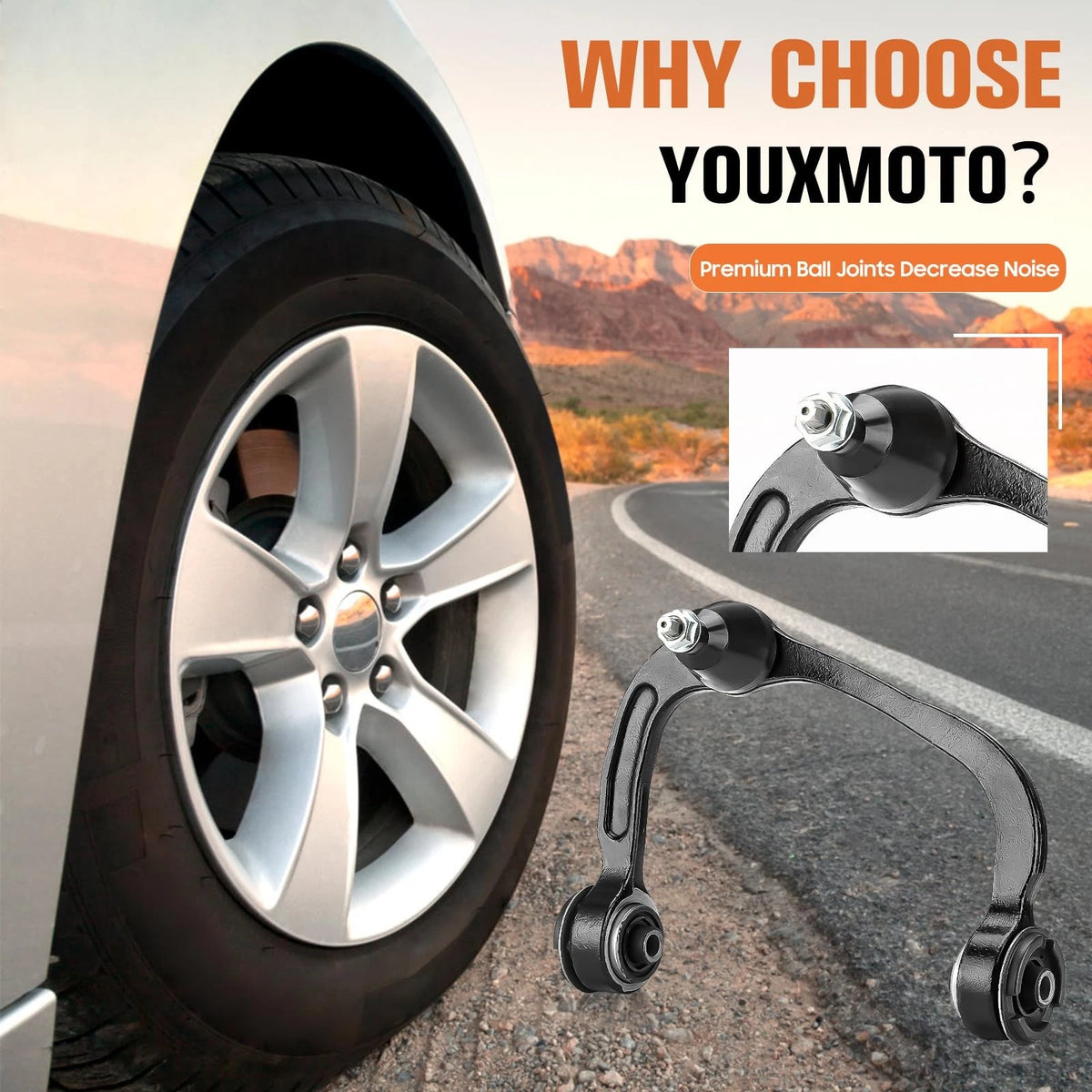 Front Upper Control Arms Suspension Kit for Ford