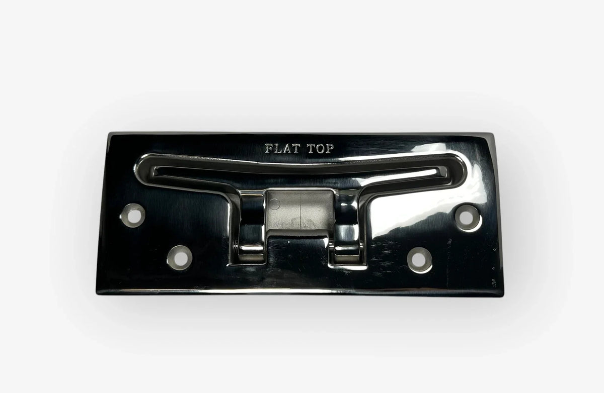 Flat-Top Cleats 10in for - Stainless Steel, Heavy Duty