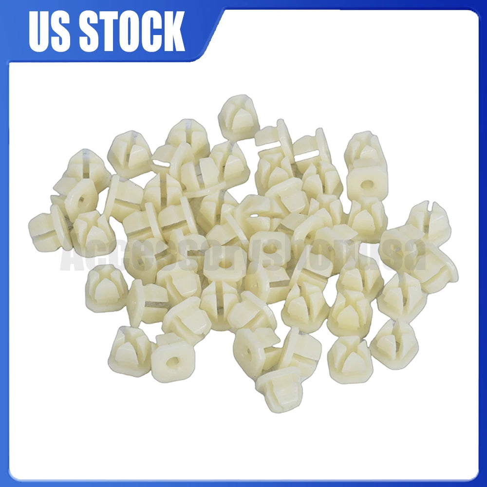50PCS Trim Screw Nuts for Chevy Truck (3919773, 347347, PAS1574, PAS-1574)