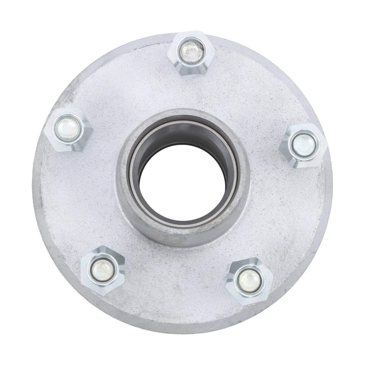 5-Lug Galvanized Trailer Wheel Hub for 2000 lb Trailers (Year Unknown)