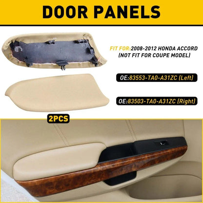 Beige Front Door Panel Armrests for Honda Accord (83553-TA0-A31ZC, 83503-TA0-A31ZC)