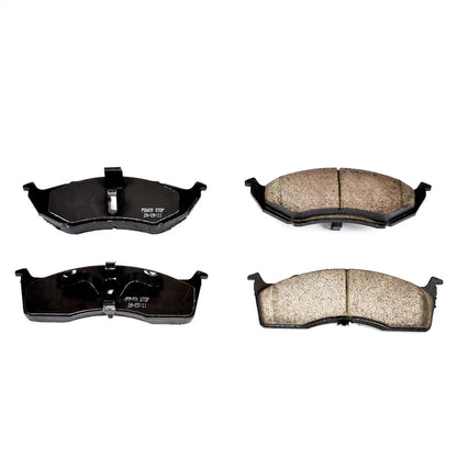 2X Powerstop Brake Pad Sets for Dodge SX 2.0, Chrysler Neon (1996–2005)
