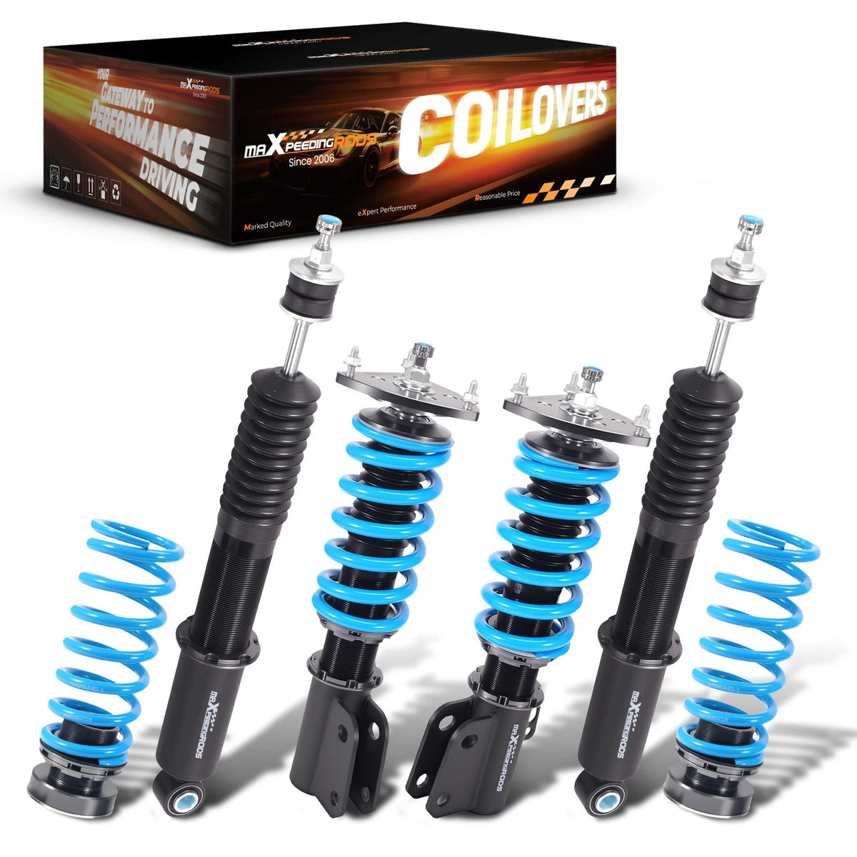 2X Adjustable Coilovers for Scion XB (2004–2006) XKA14C