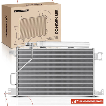 A/C Condenser with Receiver Drier for Mercedes-Benz C350 CLK350 (2006–2009)