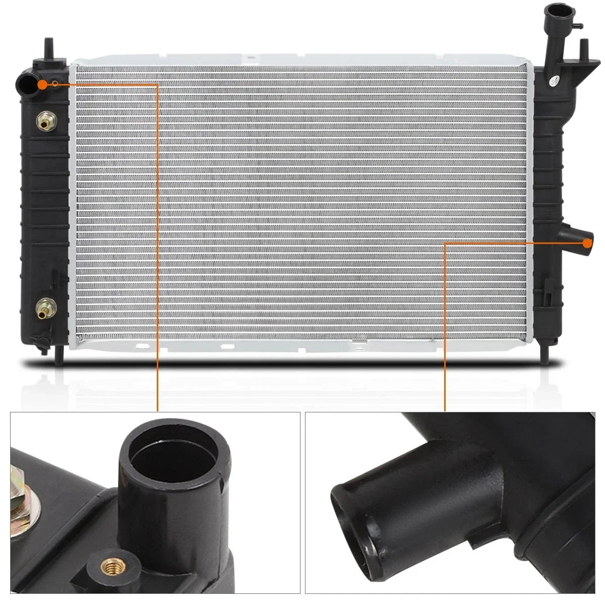 Aluminum OE Style Radiator for Ford Tempo/Ghia/Topaz (1992–1994) DPI-1322