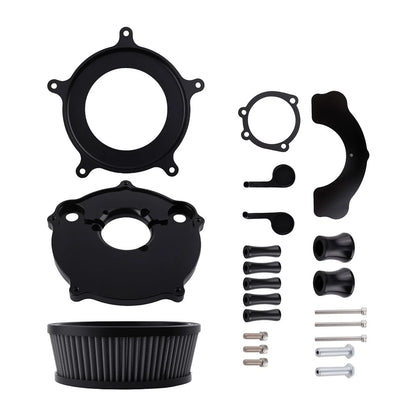 High Flow Air Cleaner Kit for Harley XL 883 1200 Sportster (2004–2023) Black