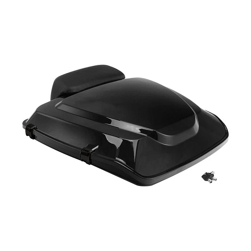 Black Razor Trunk Backrest Pad for Harley Touring Electra Road Glide (2014–2023)
