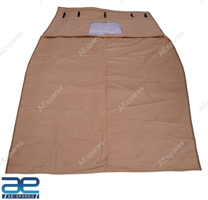 Canvas Soft Top for Jeep CJ2A CJ3A (1945–1953) - Camel Color